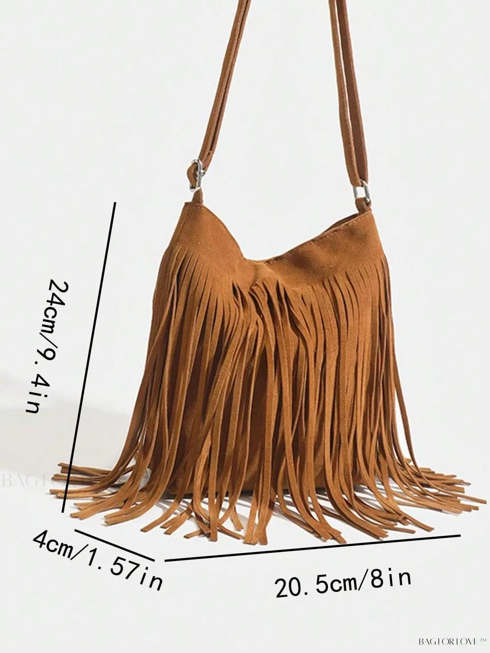 BagForLove - Reversible Fringe Crossbody Purse, Perfect for Ladies