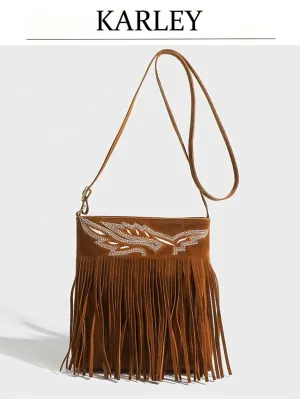 BagForLove - Reversible Fringe Crossbody Purse, Perfect for Ladies