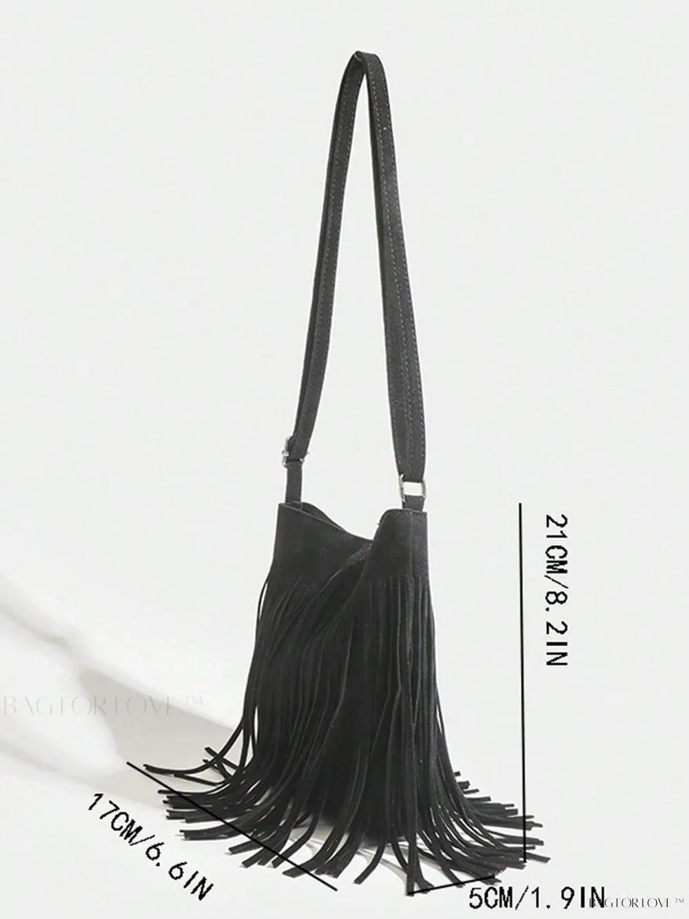 BagForLove - Reversible Fringe Crossbody Purse, Perfect for Ladies