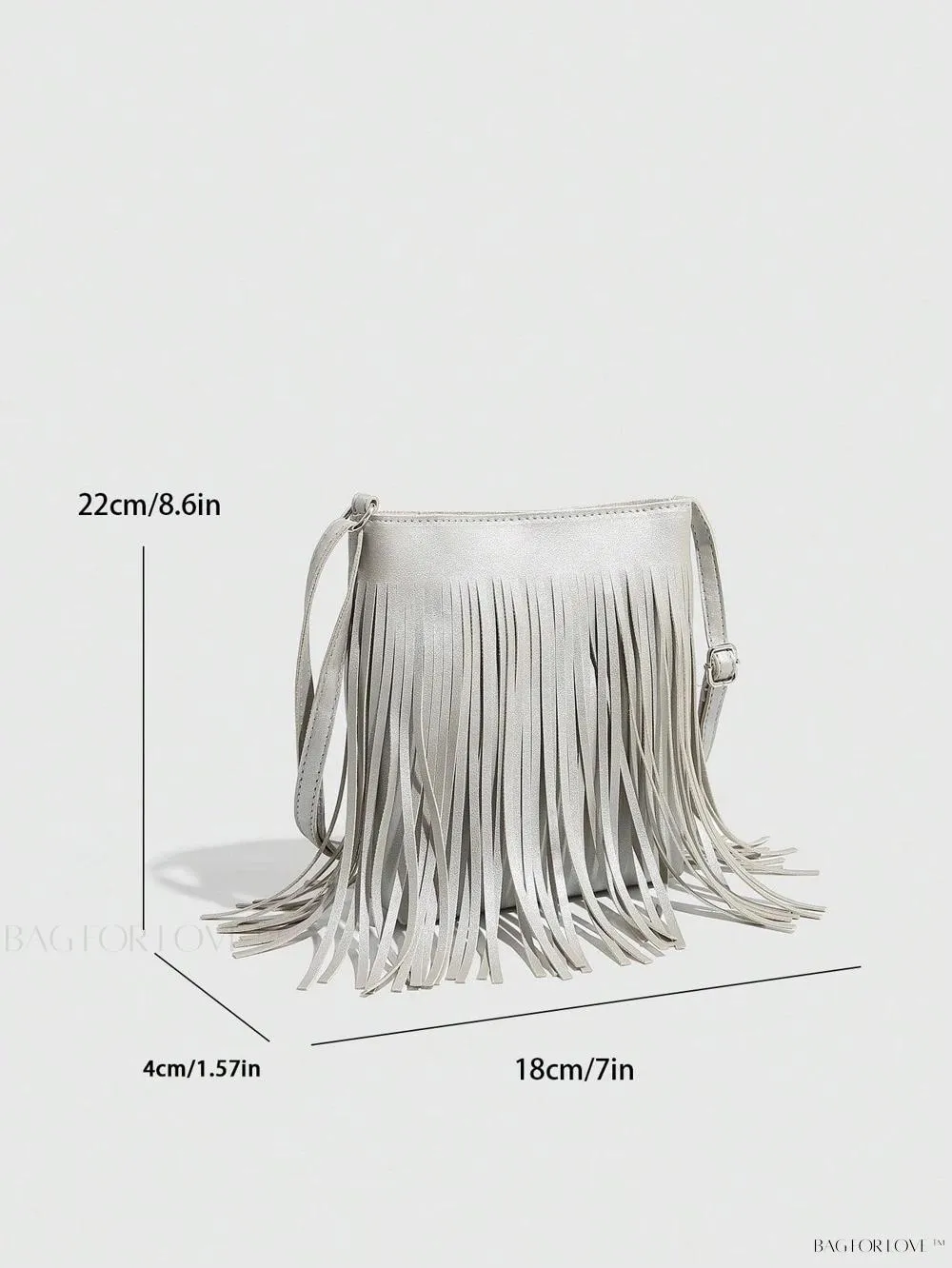 BagForLove - Reversible Fringe Crossbody Purse, Perfect for Ladies