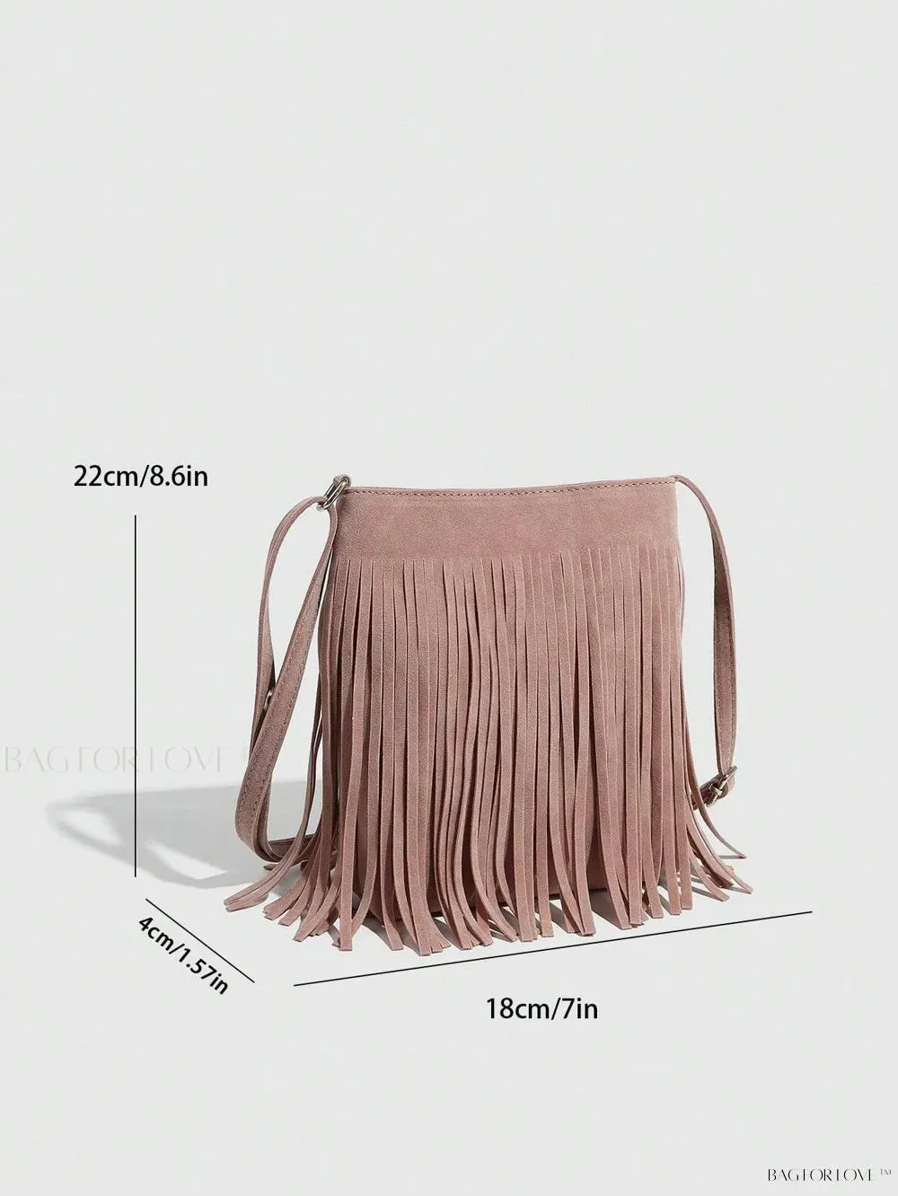 BagForLove - Reversible Fringe Crossbody Purse, Perfect for Ladies