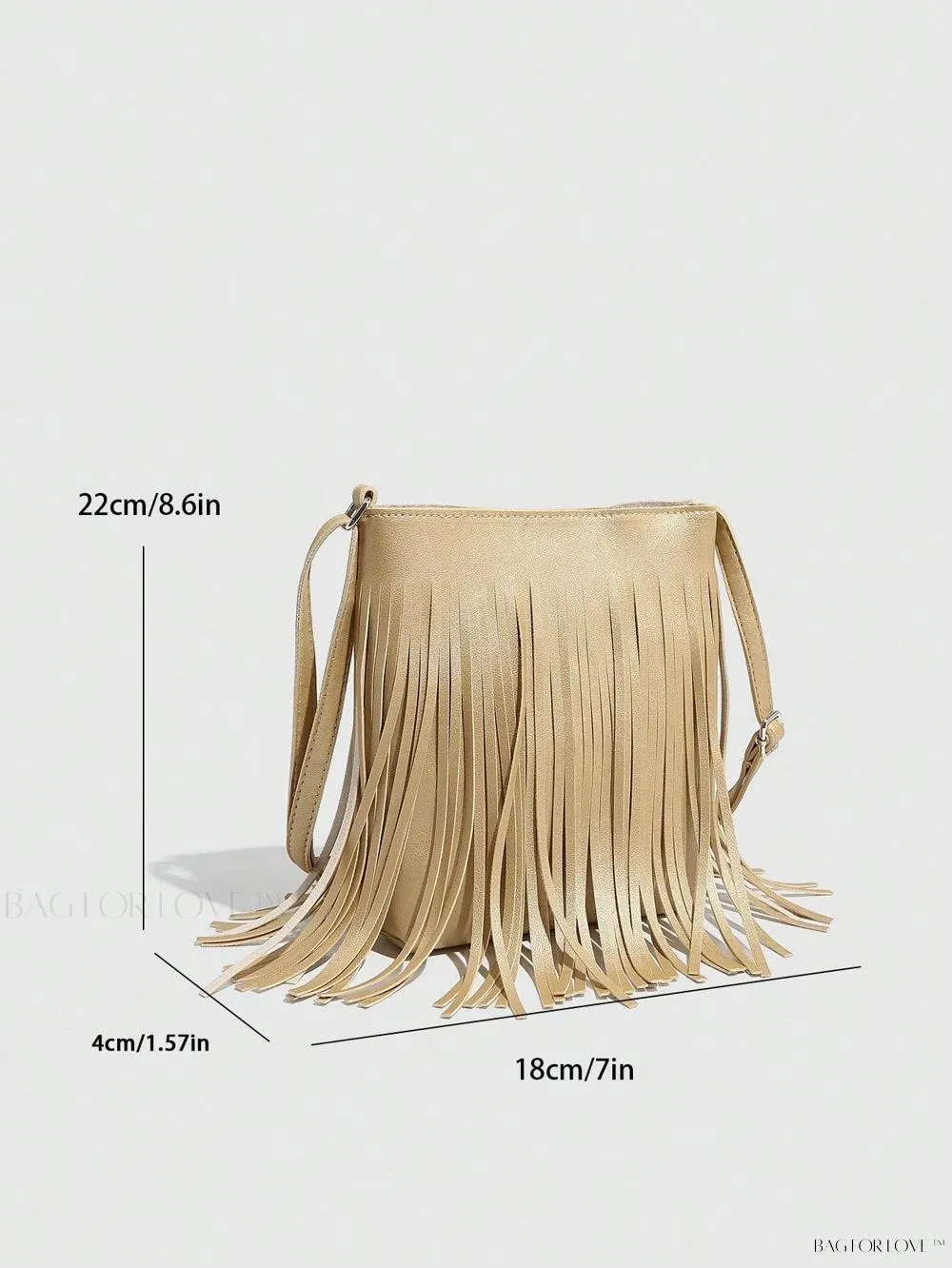 BagForLove - Reversible Fringe Crossbody Purse, Perfect for Ladies