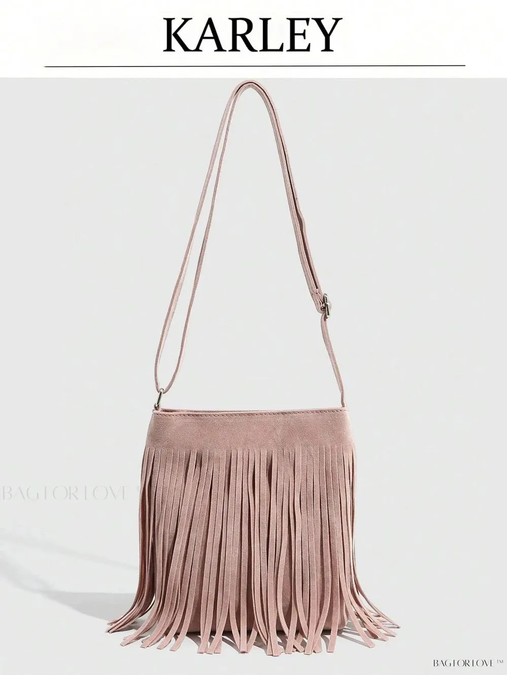 BagForLove - Reversible Fringe Crossbody Purse, Perfect for Ladies