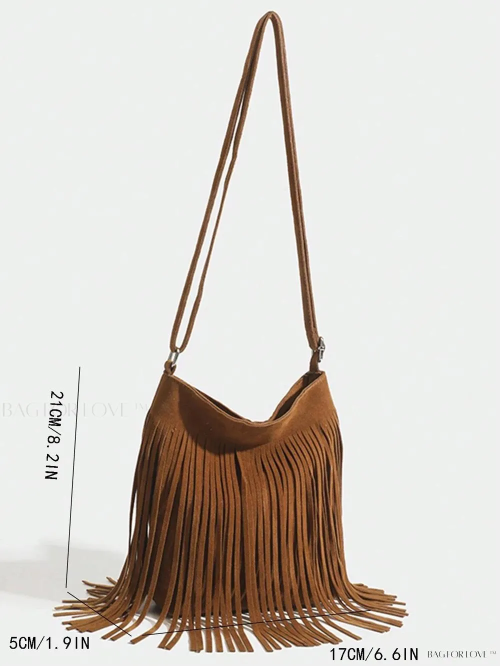 BagForLove - Reversible Fringe Crossbody Purse, Perfect for Ladies