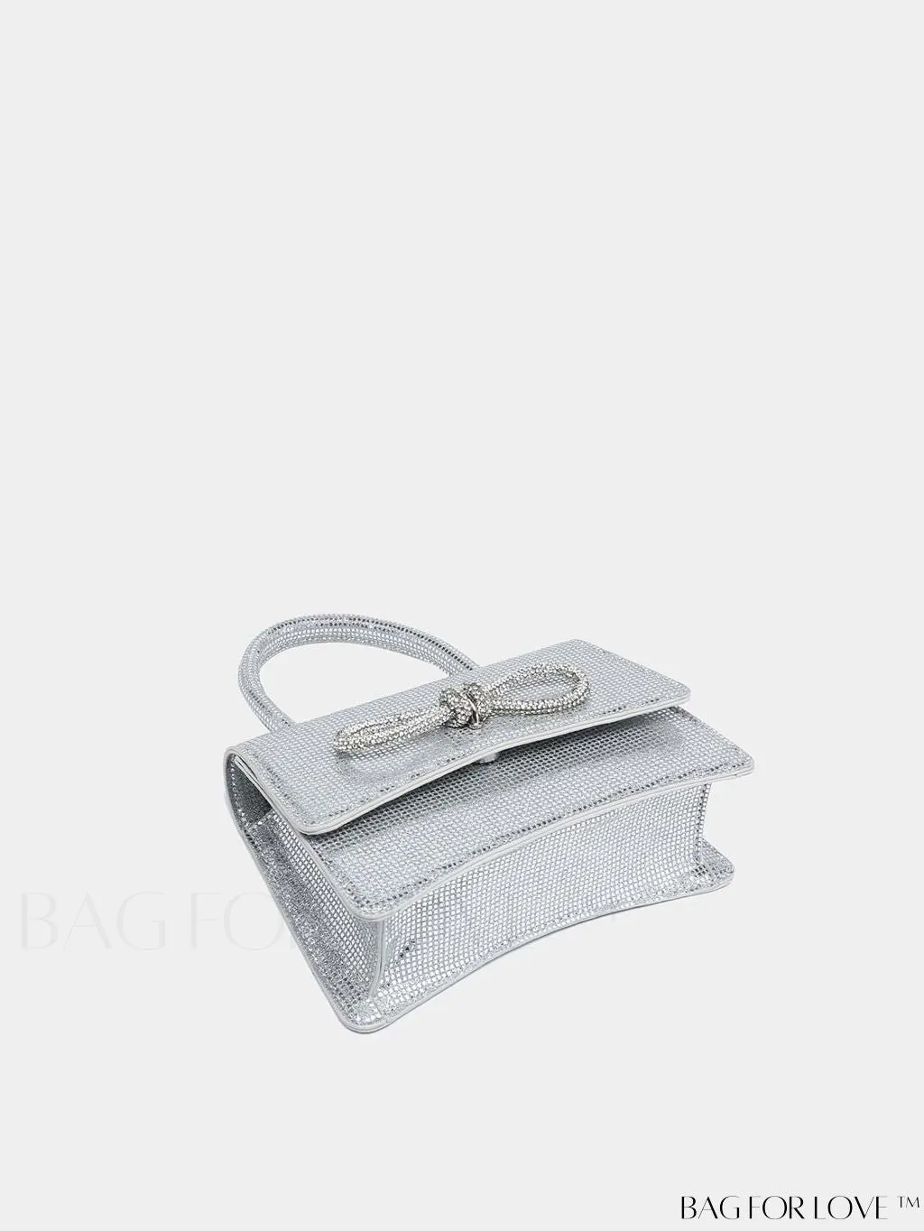BagForLove - Rhinestone-Embellished Mini Flap Handbag: Fashionable and Chic