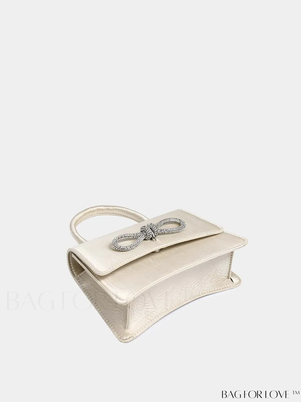 BagForLove - Rhinestone-Embellished Mini Flap Handbag: Fashionable and Chic