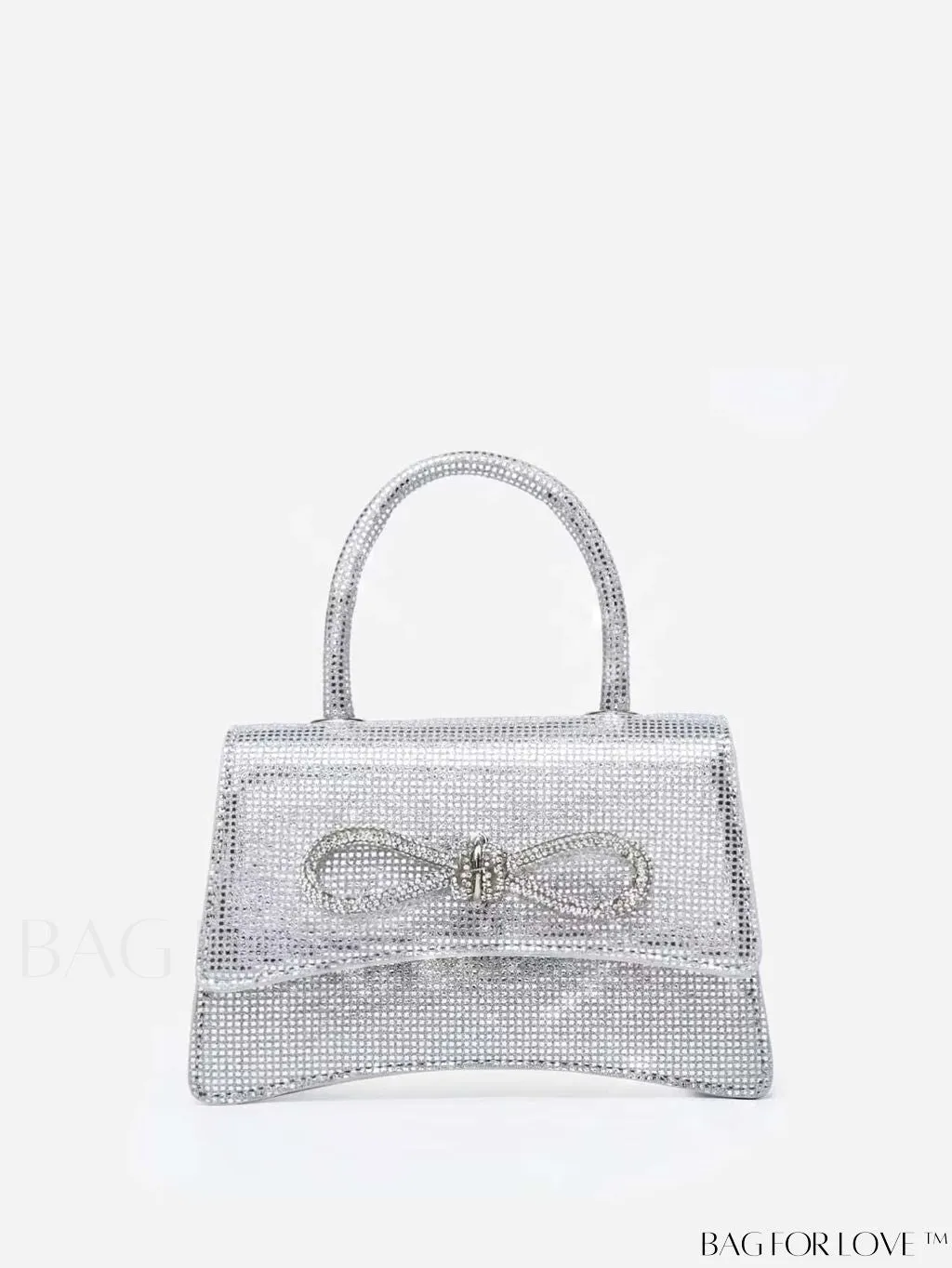BagForLove - Rhinestone-Embellished Mini Flap Handbag: Fashionable and Chic