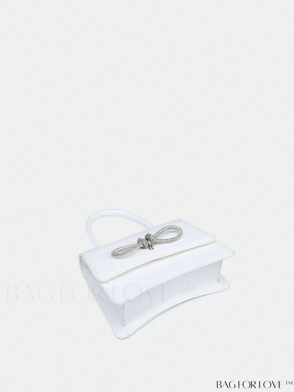 BagForLove - Rhinestone-Embellished Mini Flap Handbag: Fashionable and Chic
