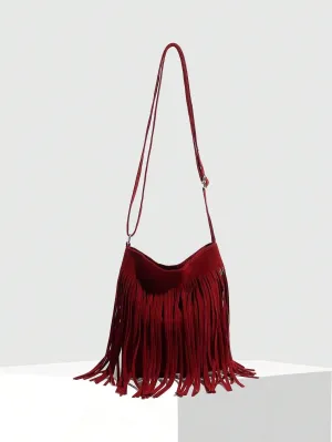 BagForLove - Simple Retro Style Fringe Cross-Body Shoulder Bag For Women