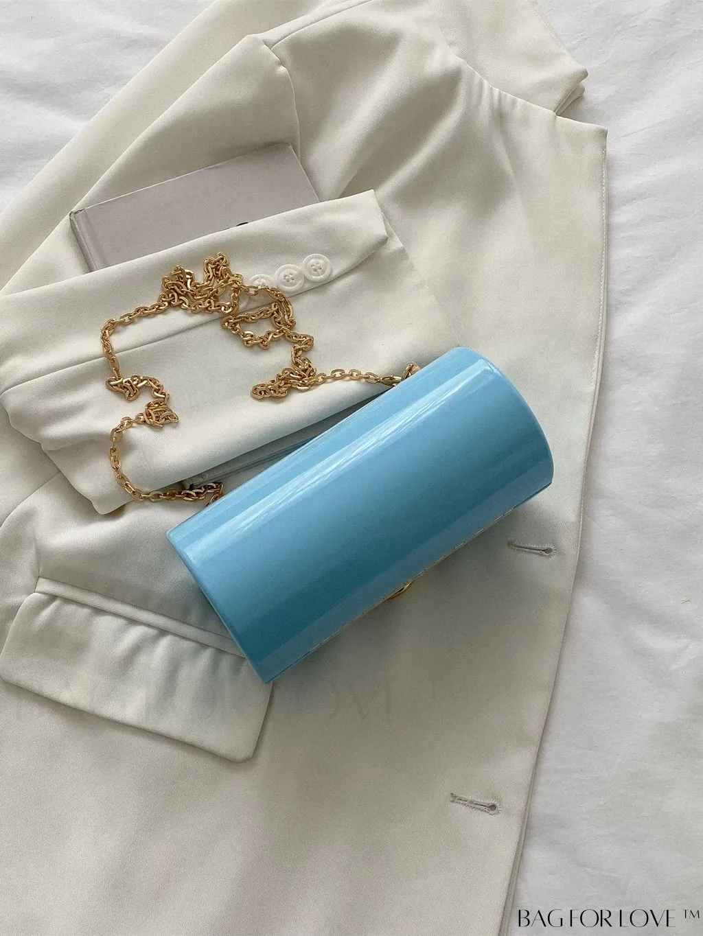 BagForLove - Stylish Acrylic Chain Handbag with Unique Box Shape