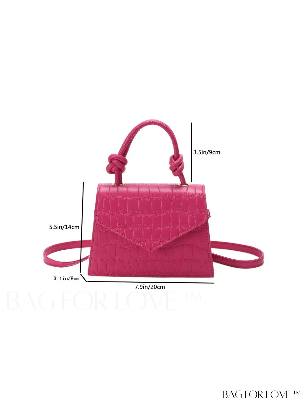 BagForLove - Stylish Crocodile Pattern Handbag: Luxurious, Minimalist, Multi-functional Delivery in One Piece