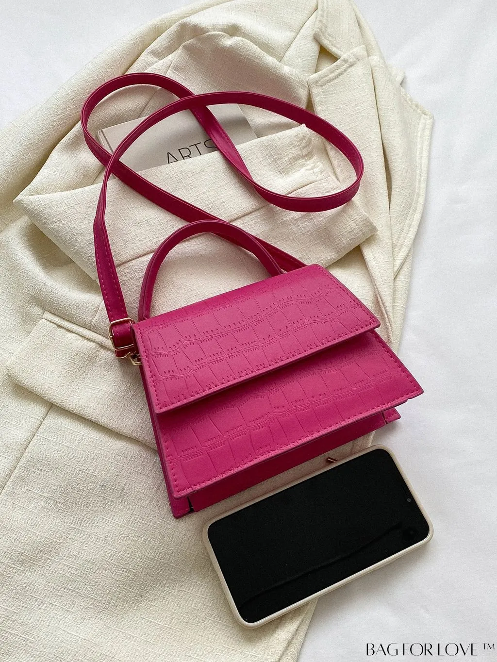 BagForLove - Stylish Crocodile Pattern Handbag: Luxurious, Minimalist, Multi-functional Delivery in One Piece