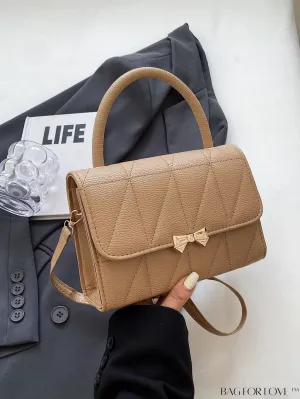 BagForLove - Stylish Handbag with Bow Embellishment and Adjustable Strap