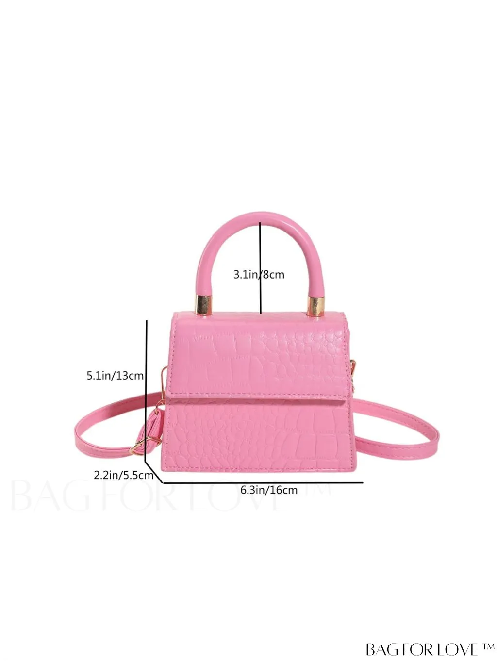 BagForLove - Stylish Mini Square Handheld Bag â Sleek and Fashionable