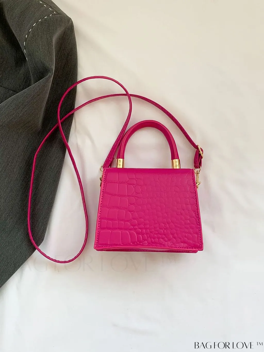BagForLove - Stylish Mini Square Handheld Bag â Sleek and Fashionable
