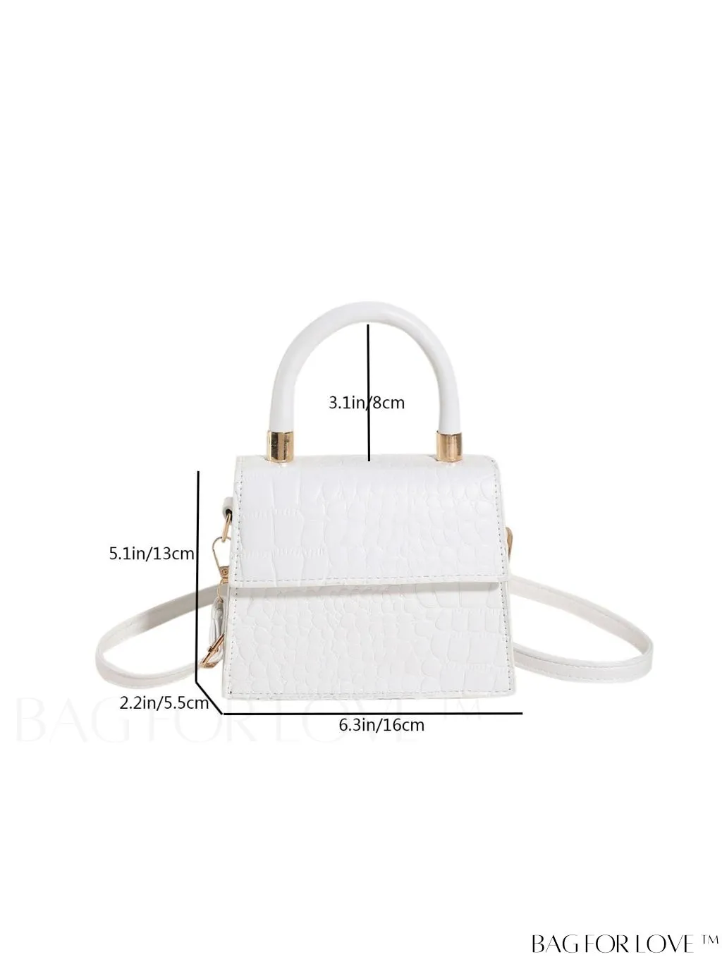 BagForLove - Stylish Mini Square Handheld Bag â Sleek and Fashionable