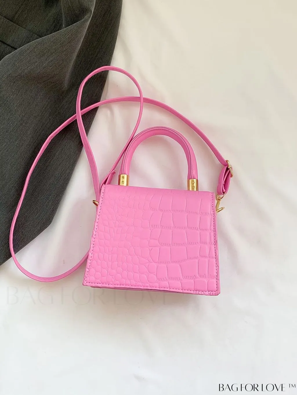 BagForLove - Stylish Mini Square Handheld Bag â Sleek and Fashionable