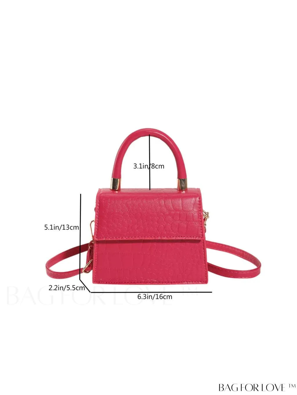 BagForLove - Stylish Mini Square Handheld Bag â Sleek and Fashionable