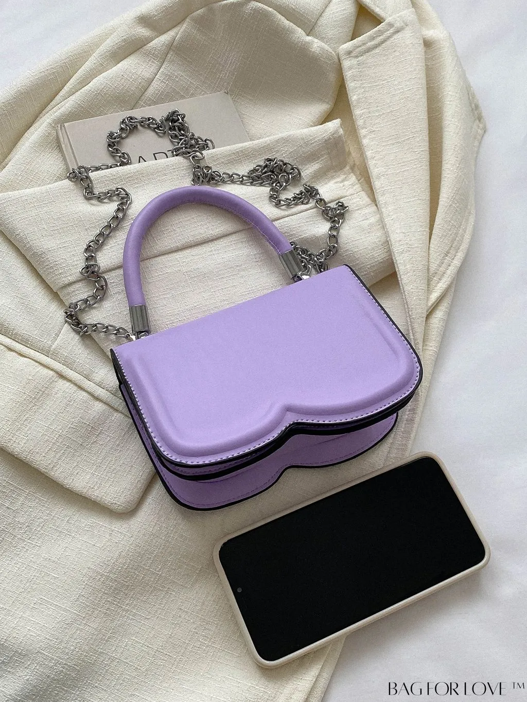 BagForLove - Stylish Solid Retro PU Square Flap Bag - A Fashionable Accessory