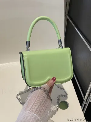 BagForLove - Stylish Solid Retro PU Square Flap Bag - A Fashionable Accessory