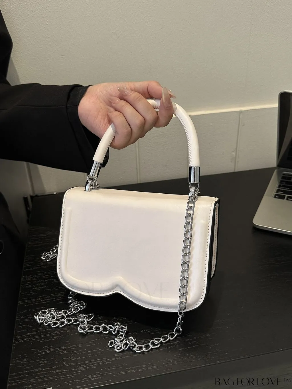 BagForLove - Stylish Solid Retro PU Square Flap Bag - A Fashionable Accessory