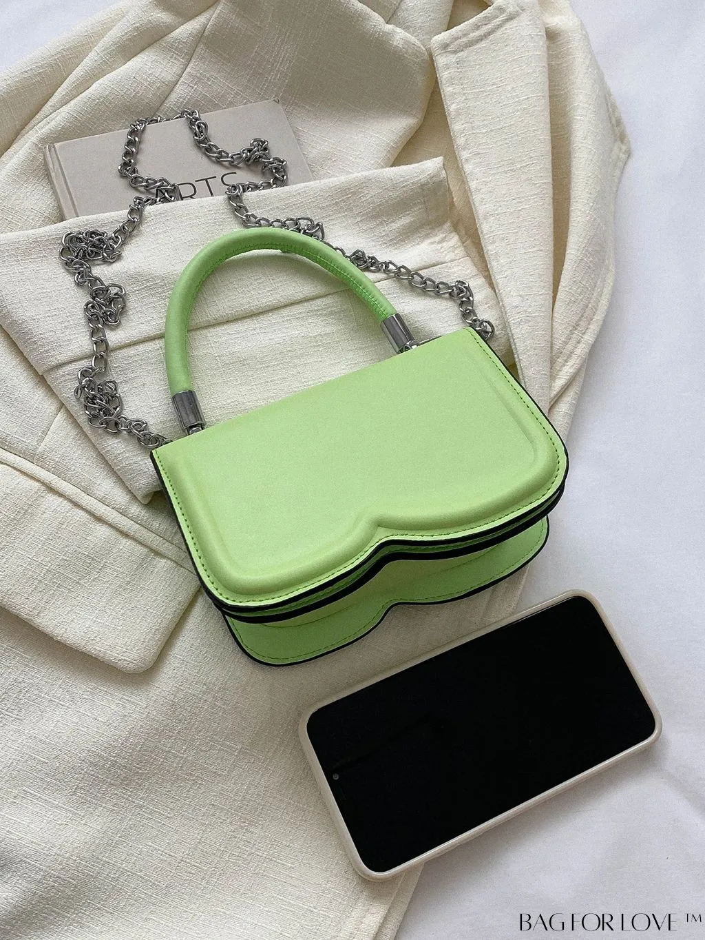 BagForLove - Stylish Solid Retro PU Square Flap Bag - A Fashionable Accessory