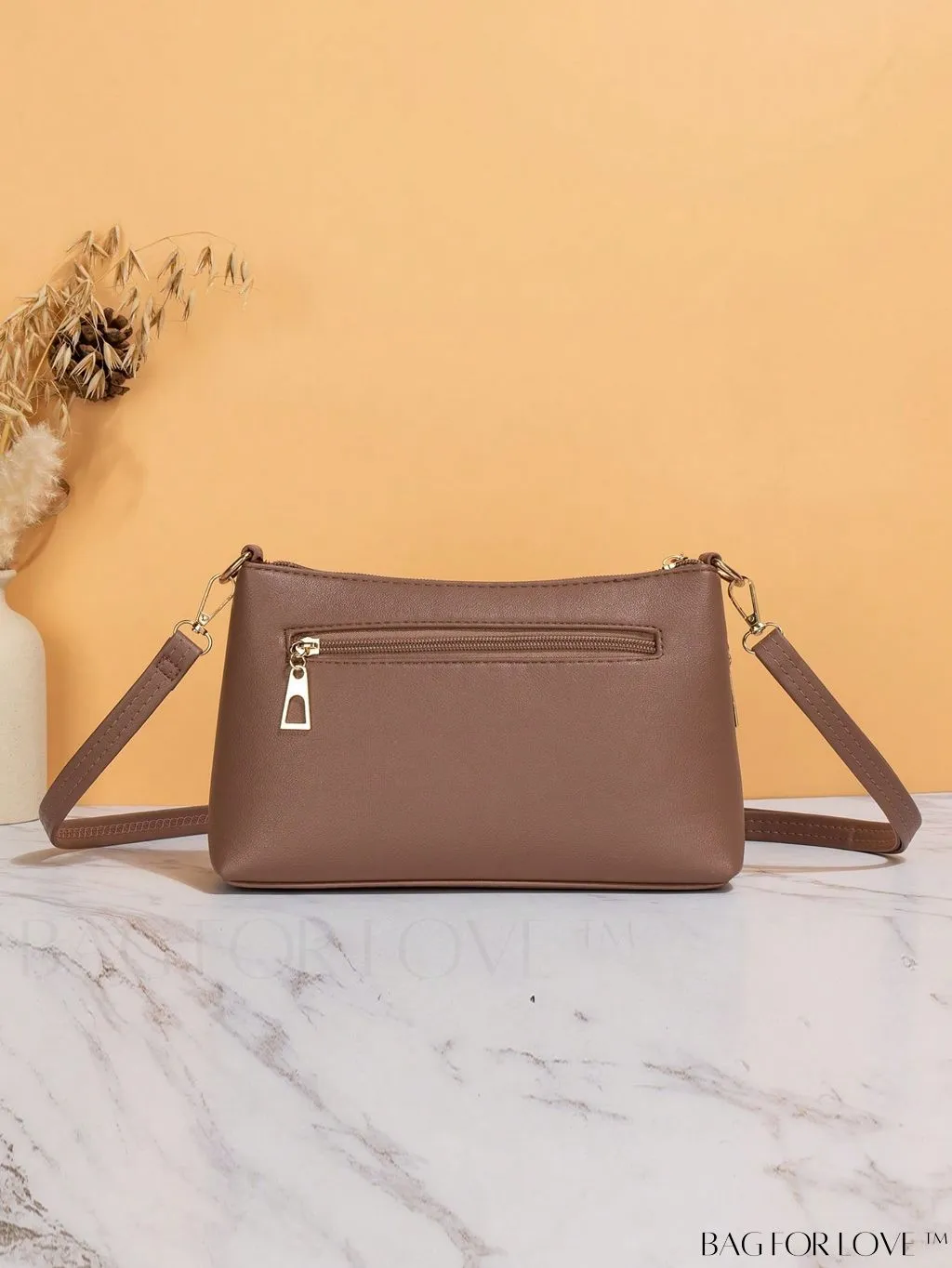 BagForLove - Stylish Square Shoulder Bag with Classy Plaid Pattern