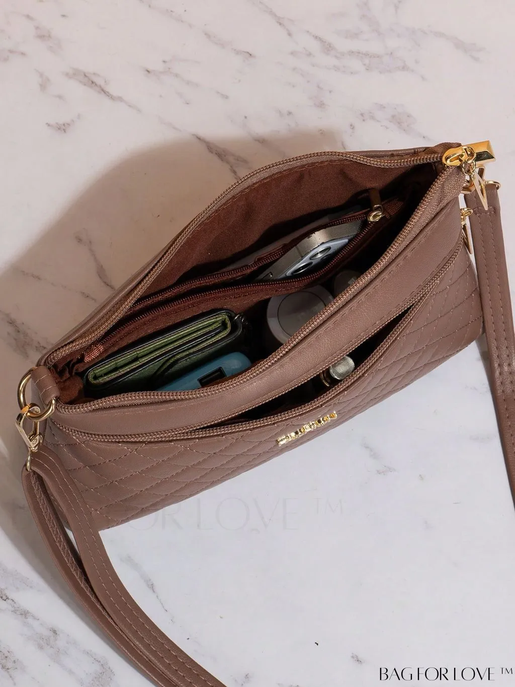 BagForLove - Stylish Square Shoulder Bag with Classy Plaid Pattern