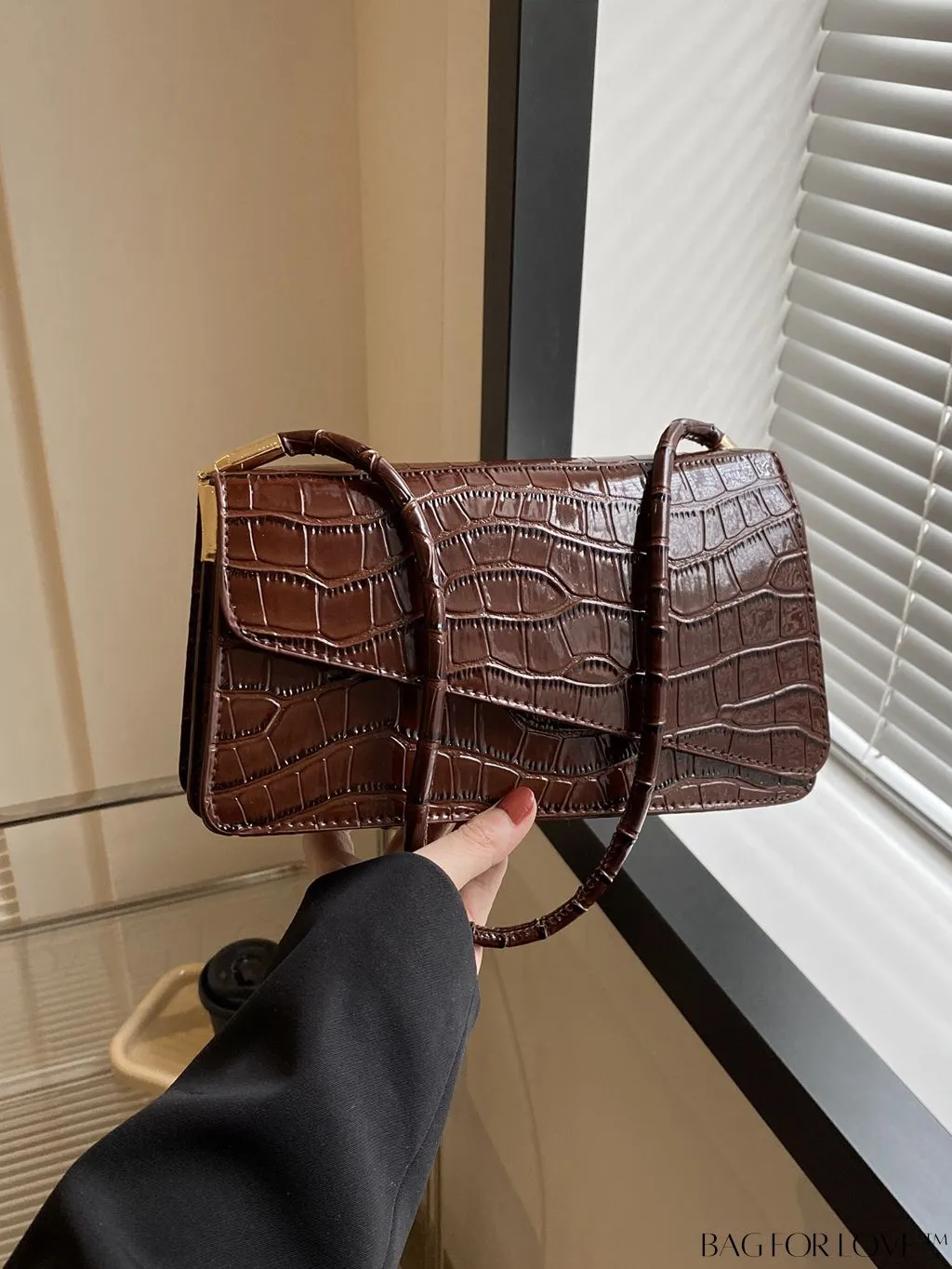 BagForLove - Womens Stylish Single Shoulder Mini Square Crossbody Bag