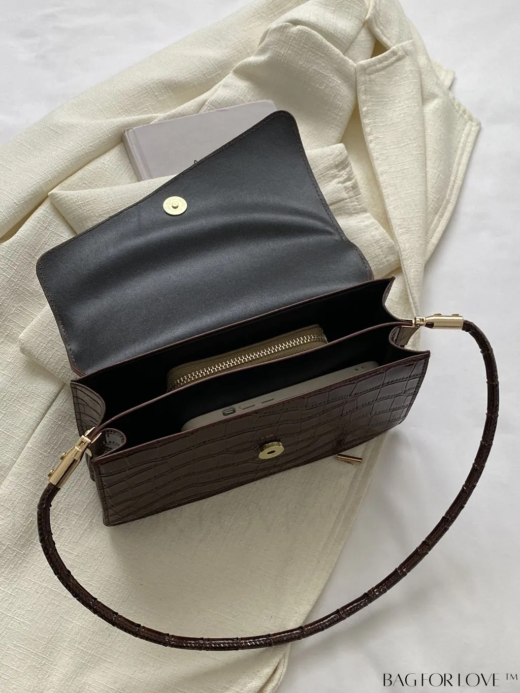 BagForLove - Womens Stylish Single Shoulder Mini Square Crossbody Bag