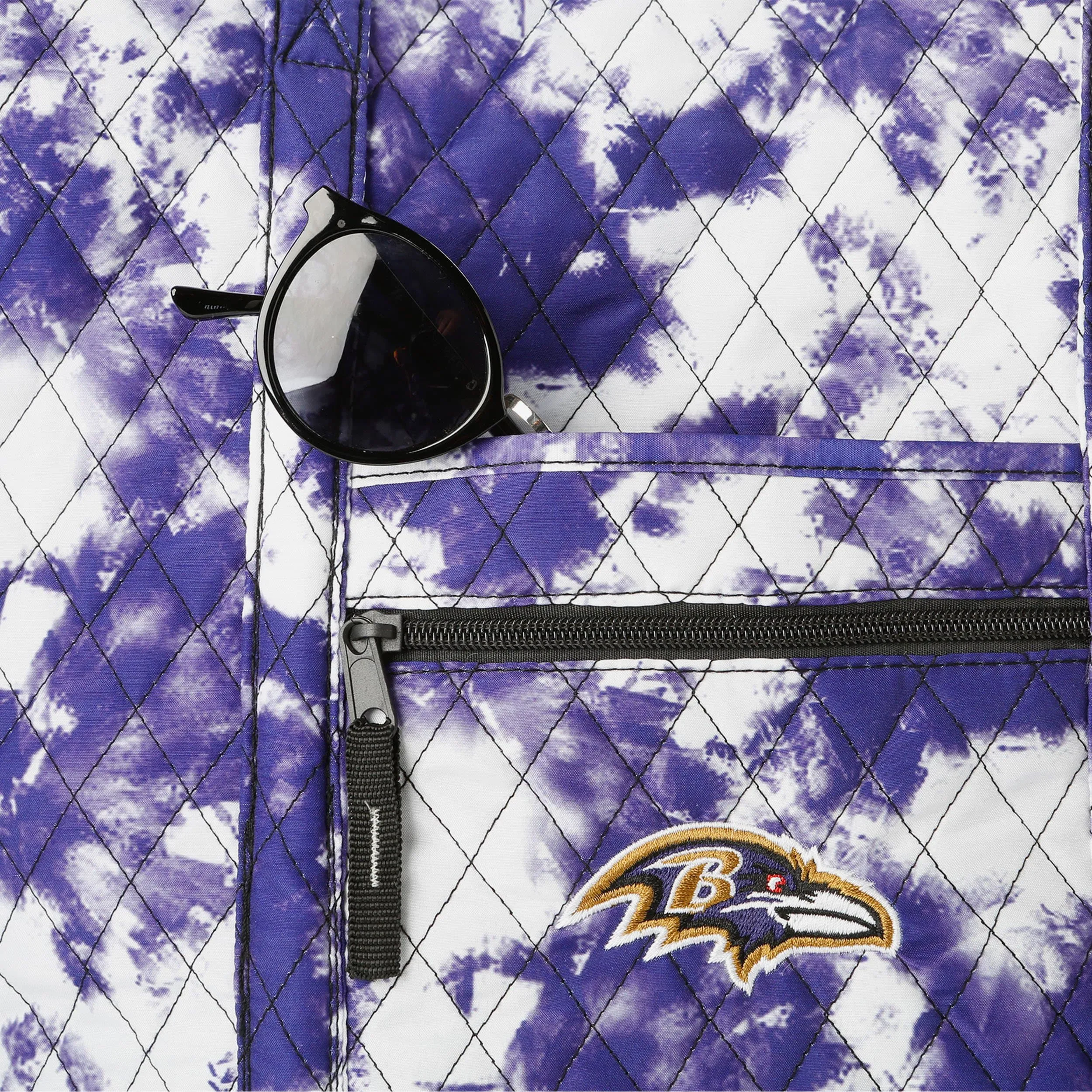 Baltimore Ravens Tie-Dye Takeaway Tote Bag