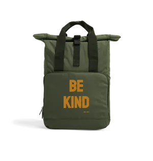 Be Kind Roll Top Recycled Rucksack