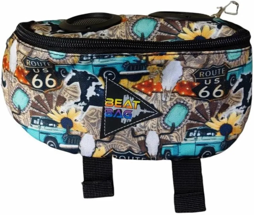 Beat Bag Schulz Equine Pommel Bag with Bluetooth Speakers - Route 66