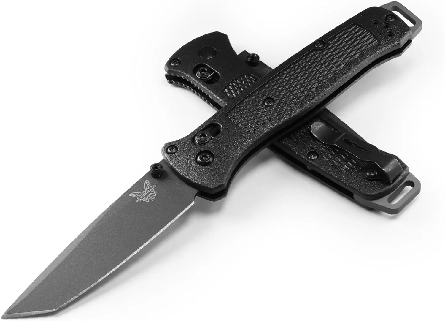 Benchmade - Bailout 537GY EDC Knife, Tanto Blade with Black Grivory Handle (537GY)