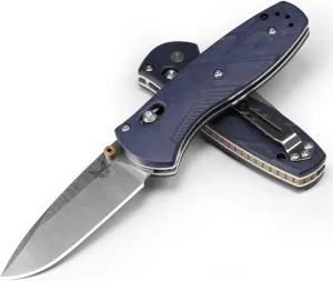 Benchmade - Mini Barrage 585 EDC Knife with Blue Canyon Richlite Handle (585-03)