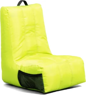 Big Joe Video Lounger Bean Bag Chair, Lime Punch Smartmax, 2 feet