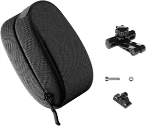 Bike Seat Bag Cycling Waterproof Hard Shell Saddle Bag Pouch for Outdoors Travelling Sports Biking, Black