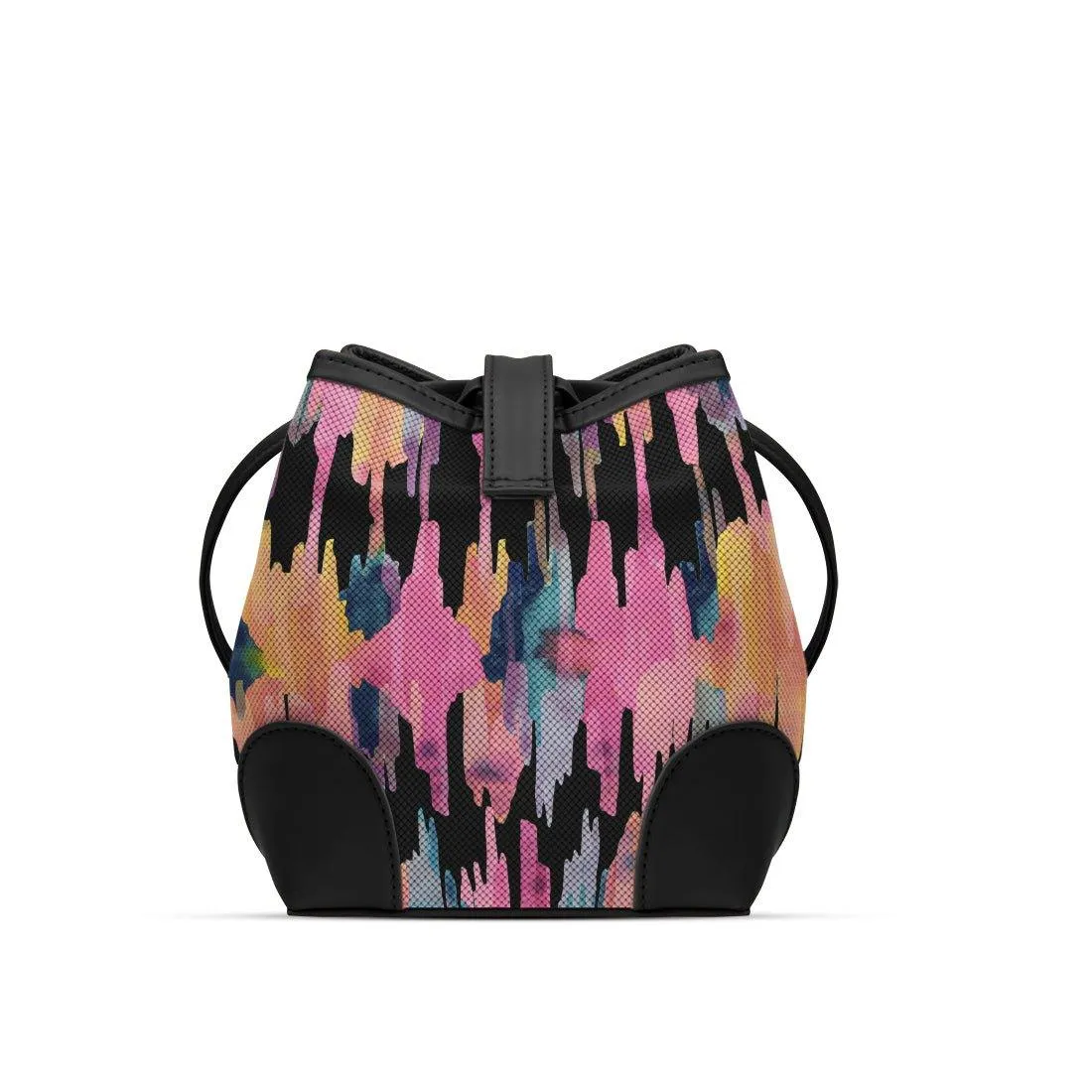 Black Bucket Bags Rose quarts