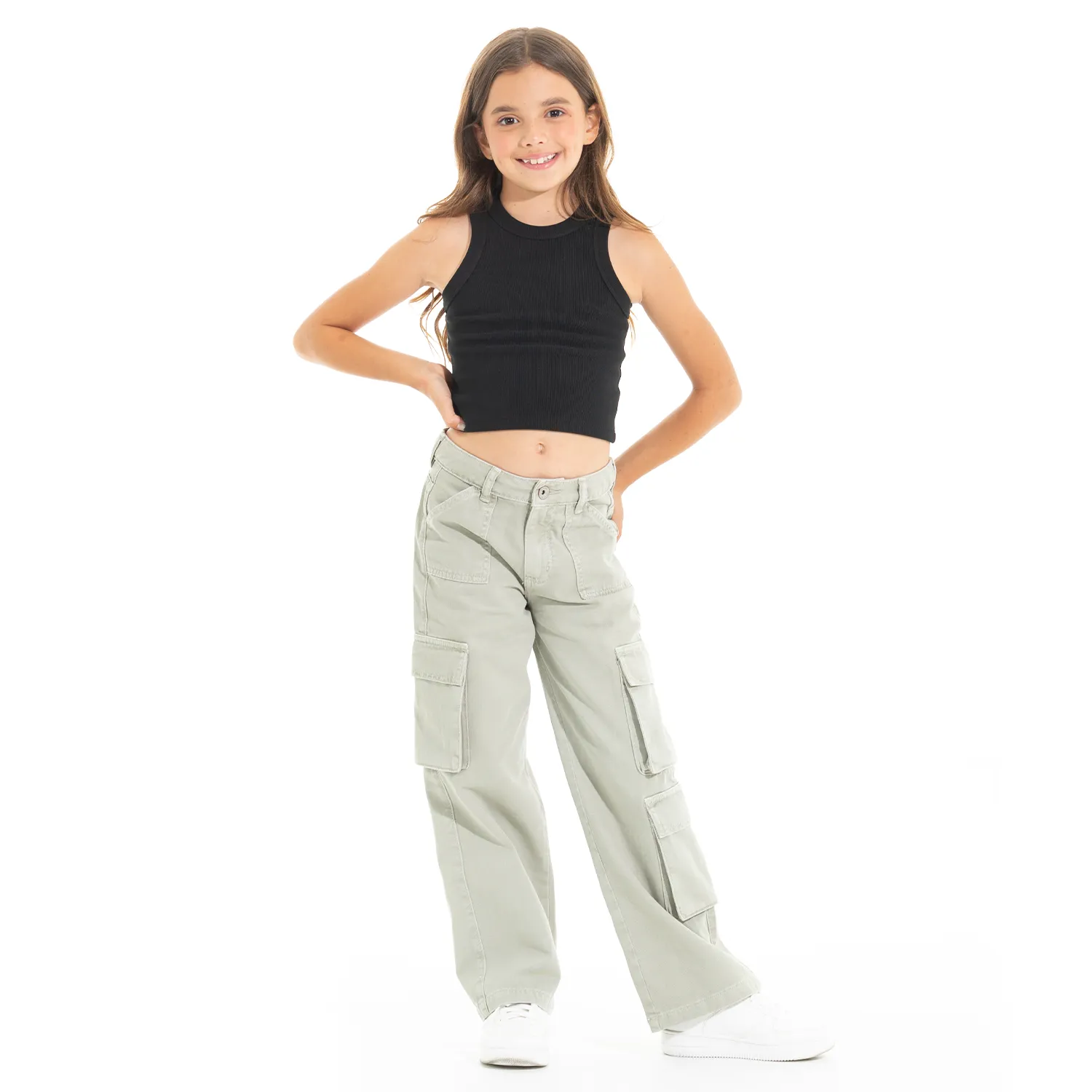BLACK CROP TOP FOR GIRLS