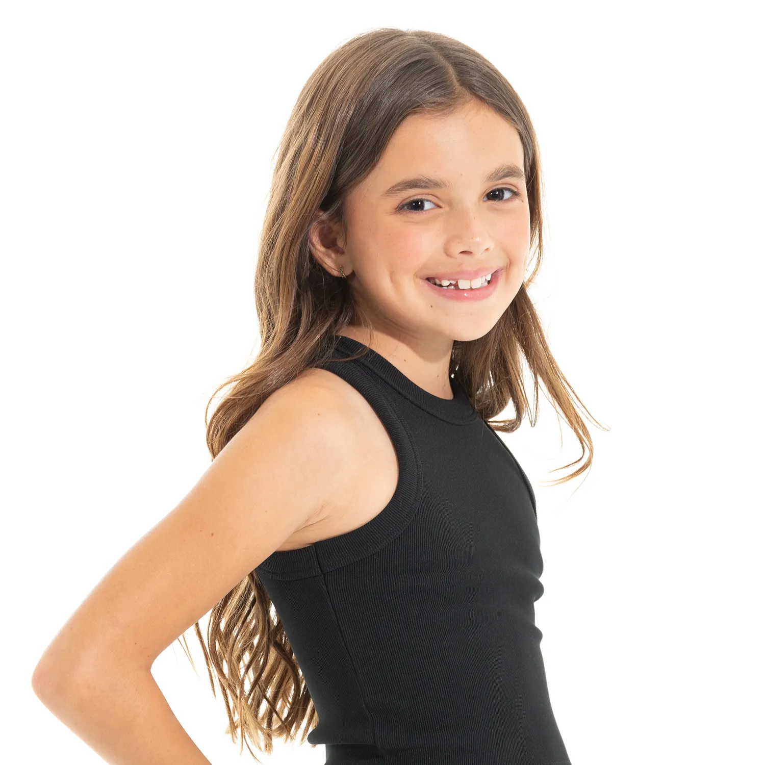 BLACK CROP TOP FOR GIRLS