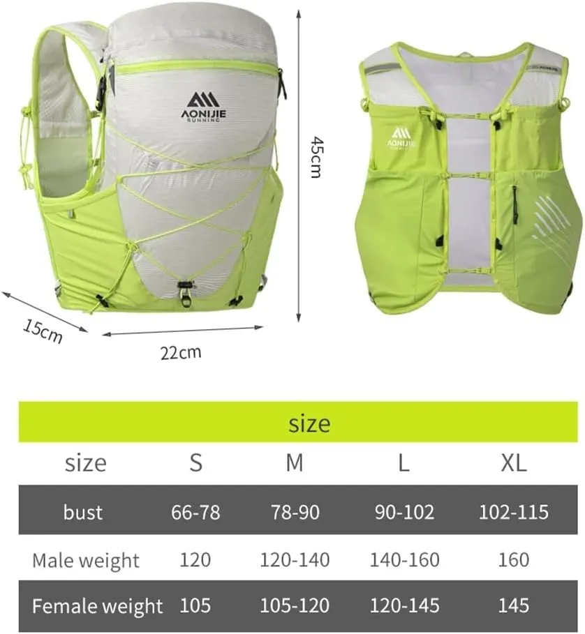 BlueField 15L Professional Large Capacity Men's and Women's Mountaineering Bag, Outdoor Professional Sports Bag (Green,XL)