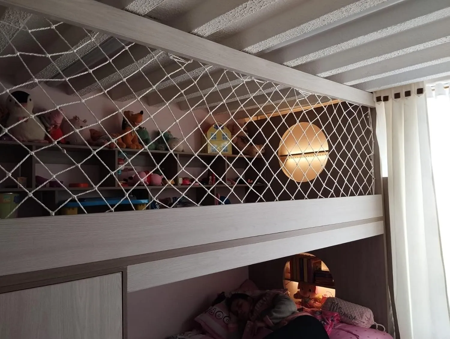 Boat or Railing Safety Netting for Lifeline, Bannister, Bunk Beds, Etc. | Keep Kids and Pets Safe (50')