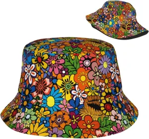 Boho Bucket Hats for Women Summer Sun Beach Travel Cap Men Bucket Hat