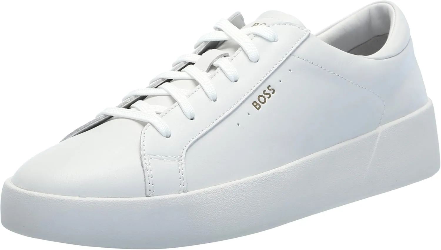 BOSS Men's Belwar Smooth Leather Low Top Sneaker