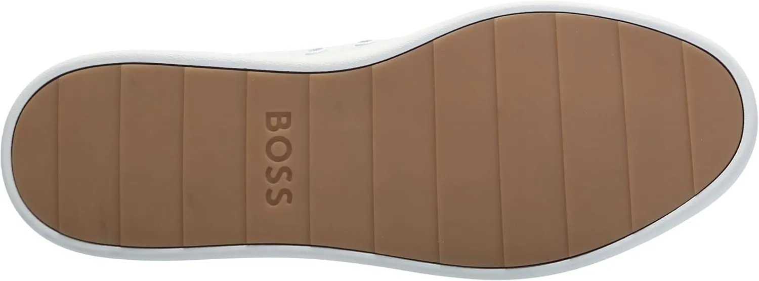 BOSS Men's Belwar Smooth Leather Low Top Sneaker