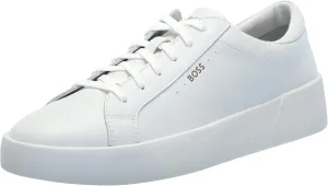 BOSS Men's Belwar Smooth Leather Low Top Sneaker