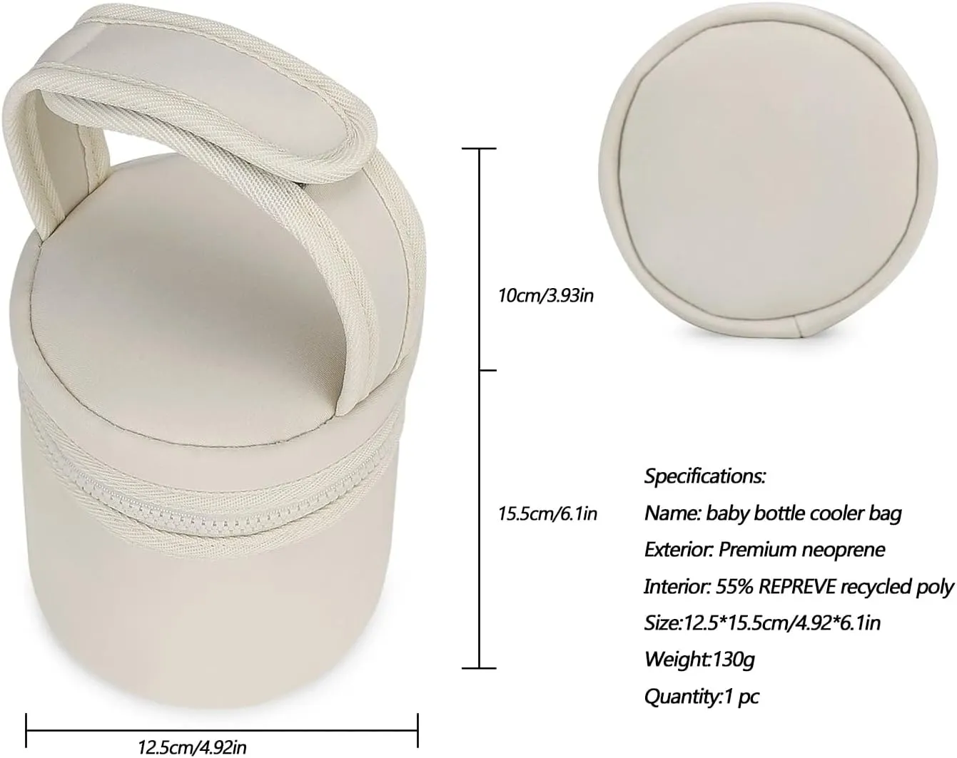 Bottle bag, waterproof breast pump, kettle, mother and baby travel bottle storage bag