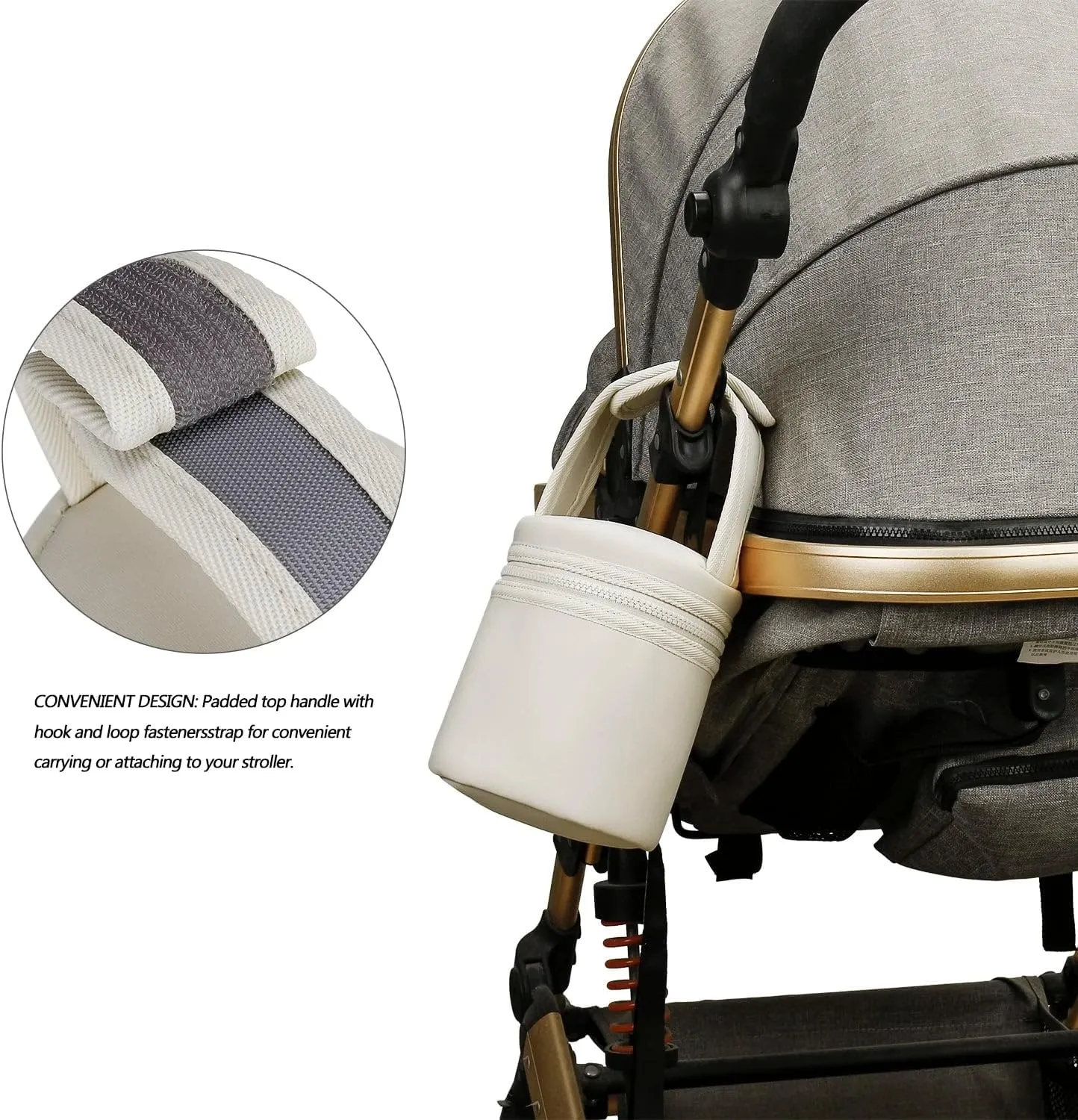 Bottle bag, waterproof breast pump, kettle, mother and baby travel bottle storage bag