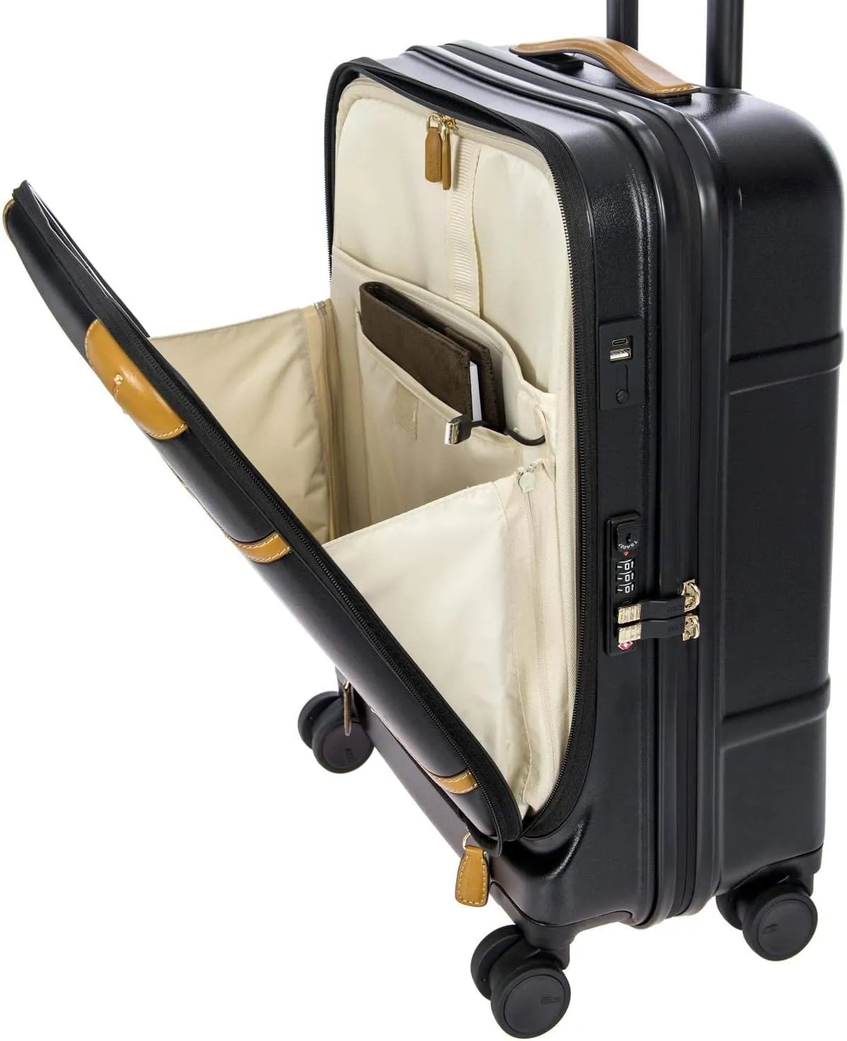Bric's Bellagio 2.0, Black, 21" Spinner