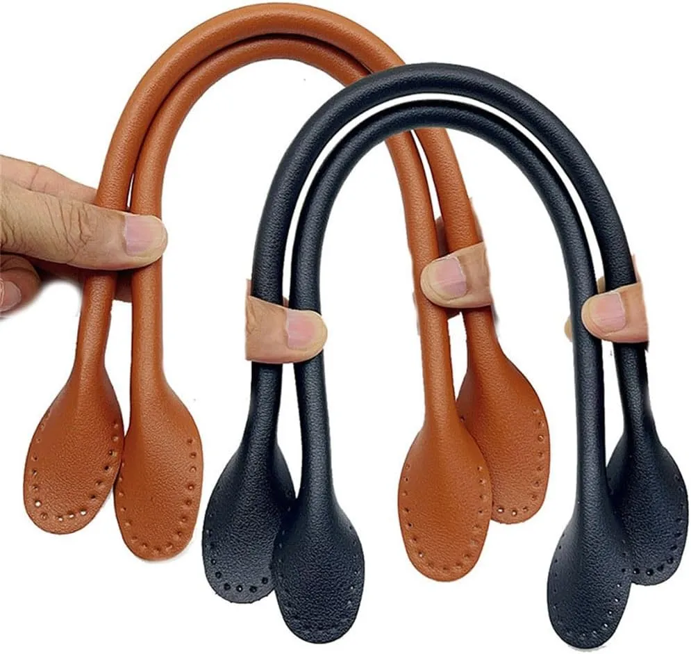 Brown Leather Carry Handle Bag Accessories Handle Strap Can Be Hand Sewn